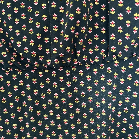 Loft Plus Size 16 Flared Printed Dress - Picture 5 of 7